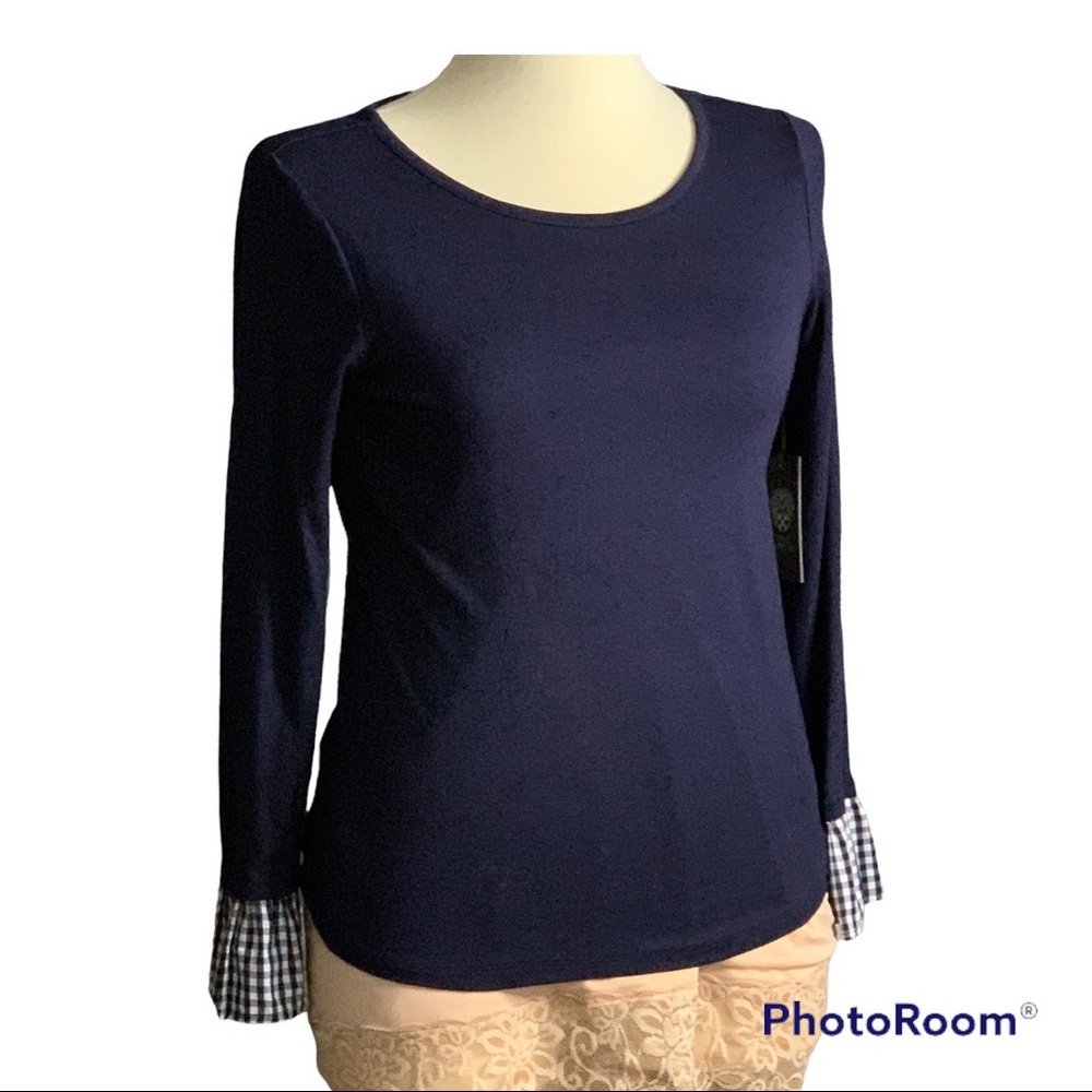 Vince Camuto Soft Knit Top SZ S
